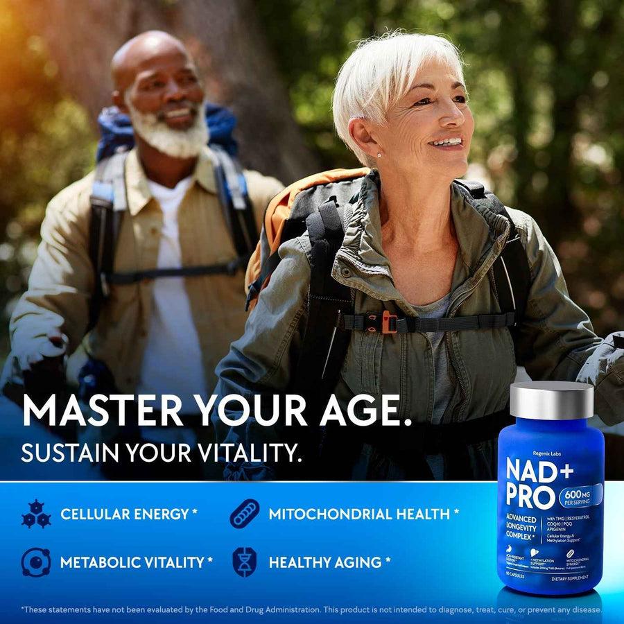NAD+ PRO – 600mg Cellular Energy & Longevity Complex