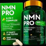 NMN Supplement 500mg with Resveratrol, TMG, Apigenin, PQQ - Regenixlabs